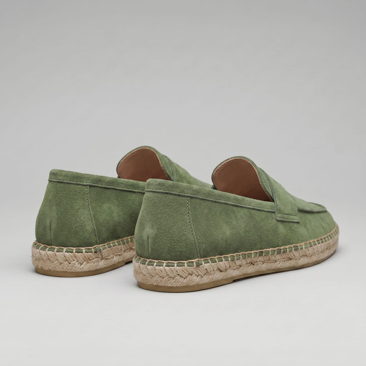 Milford Suede Espadrille Penny Loafers
