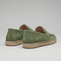 Milford Suede Espadrille Penny Loafers