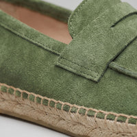 Milford Suede Espadrille Penny Loafers