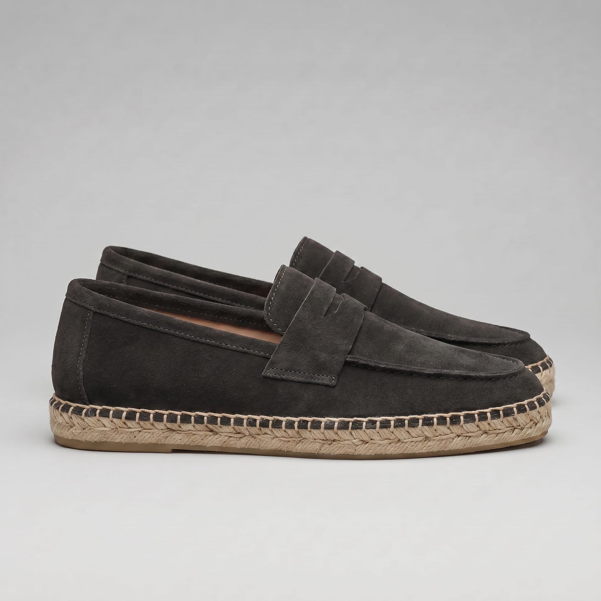 Milford Suede Espadrille Penny Loafers