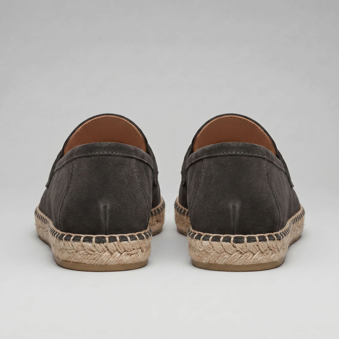 Milford Suede Espadrille Penny Loafers