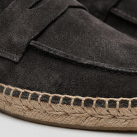 Milford Suede Espadrille Penny Loafers