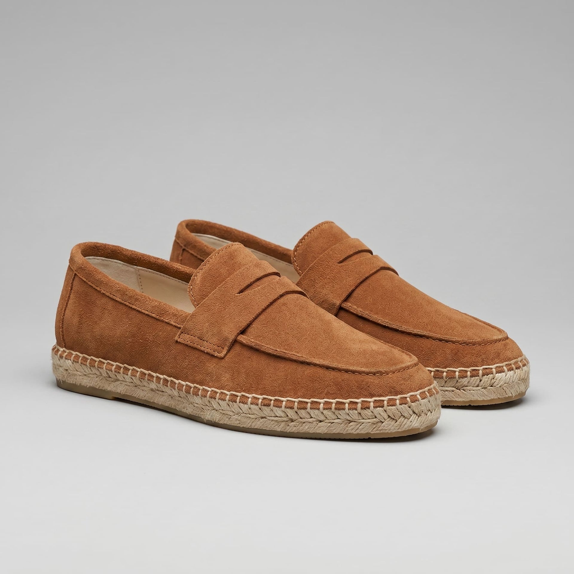 Milford Suede Espadrille Penny Loafers