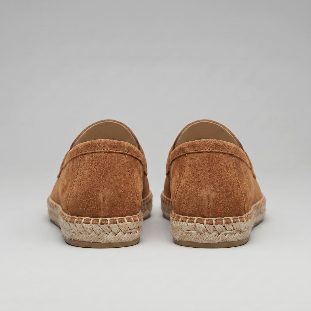 Milford Suede Espadrille Penny Loafers