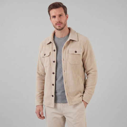 Hanley Textured Fleece Overshirt_1