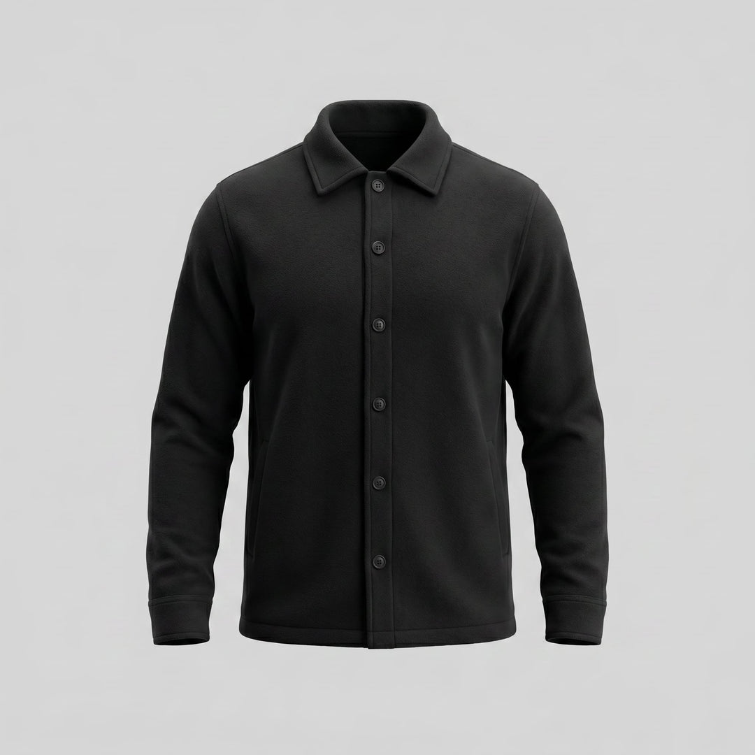 Hanley Textured Fleece Overshirt