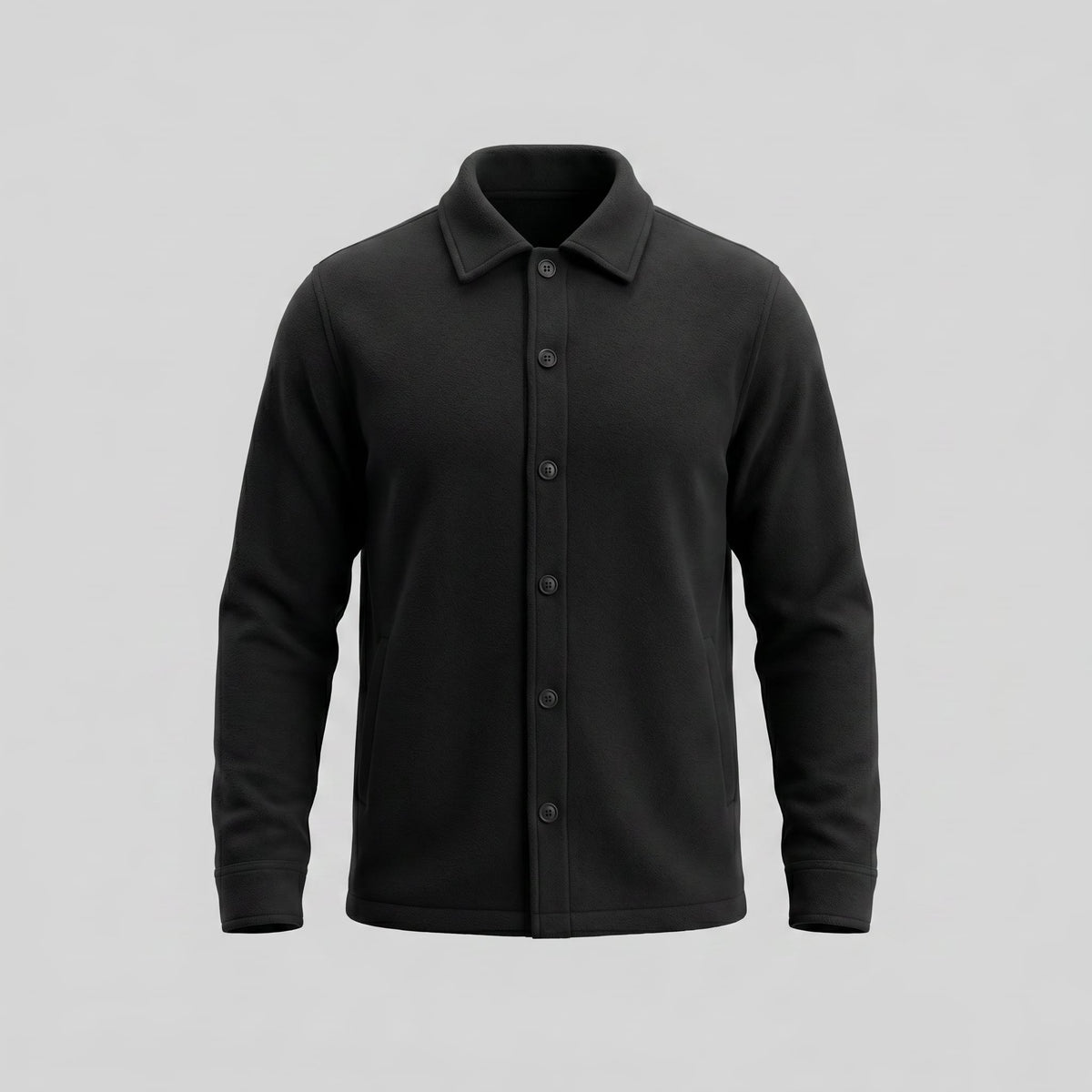 Hanley Textured Fleece Overshirt