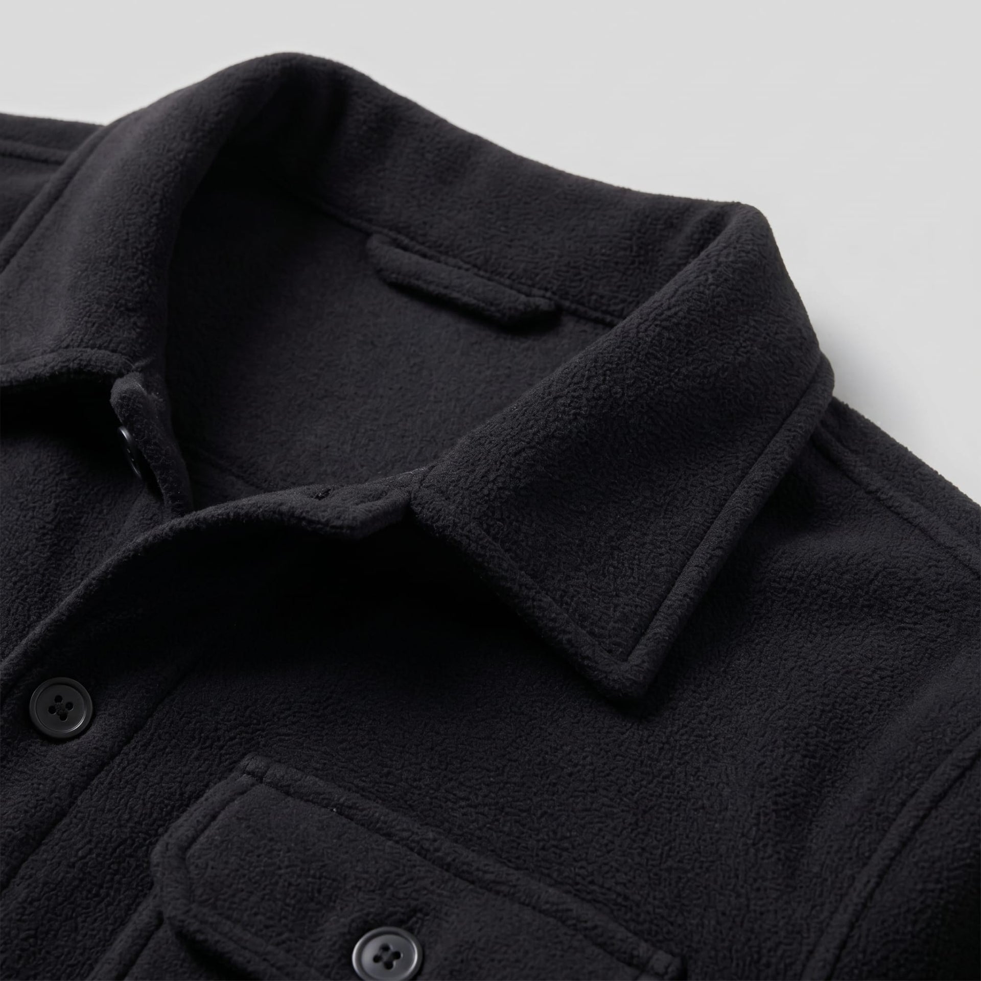 Hanley Textured Fleece Overshirt