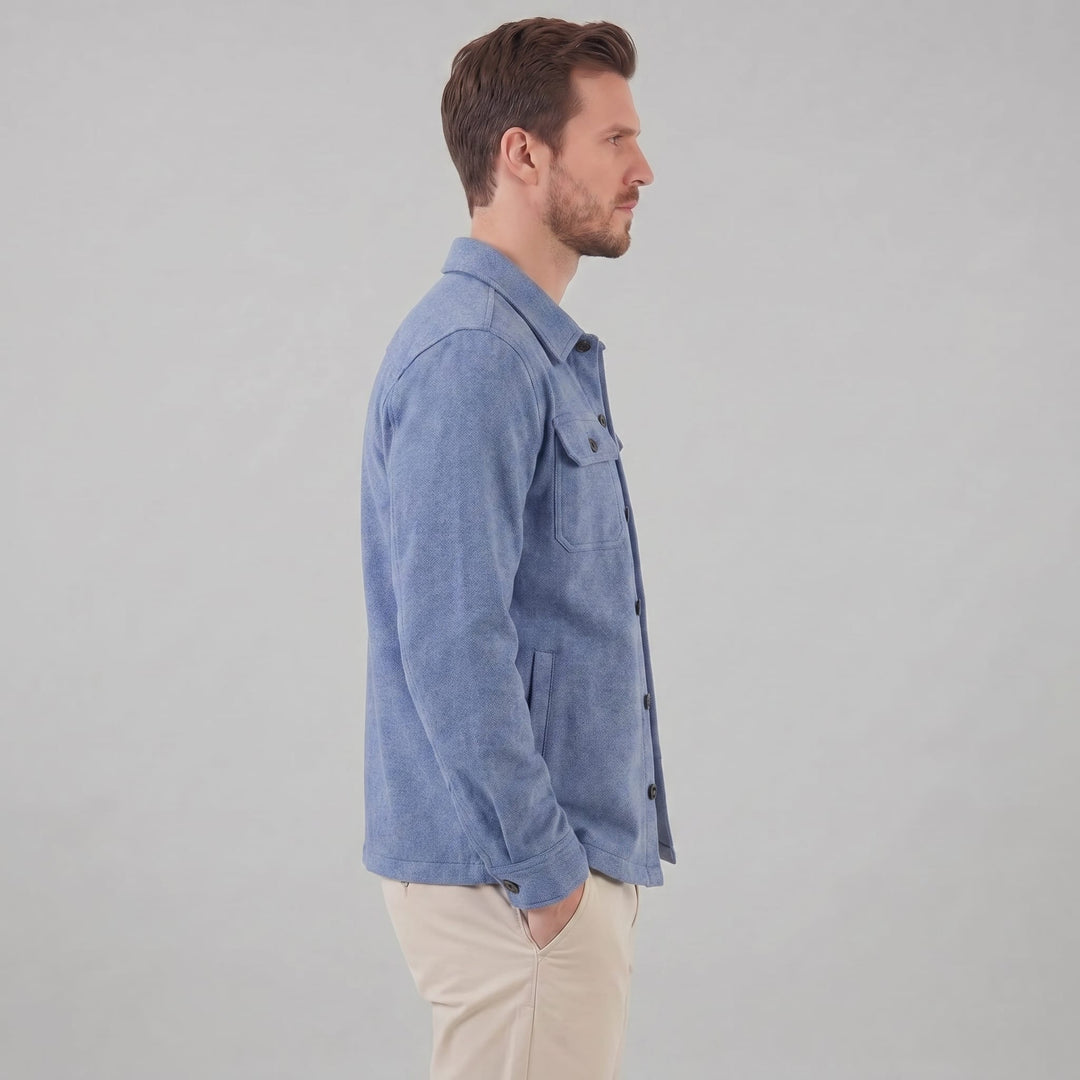 Hanley Textured Fleece Overshirt