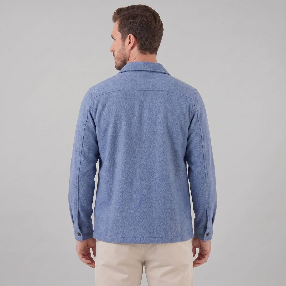 Hanley Textured Fleece Overshirt