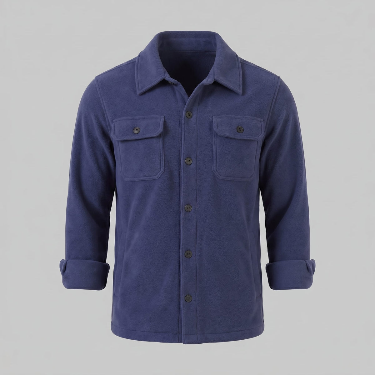 Hanley Textured Fleece Overshirt