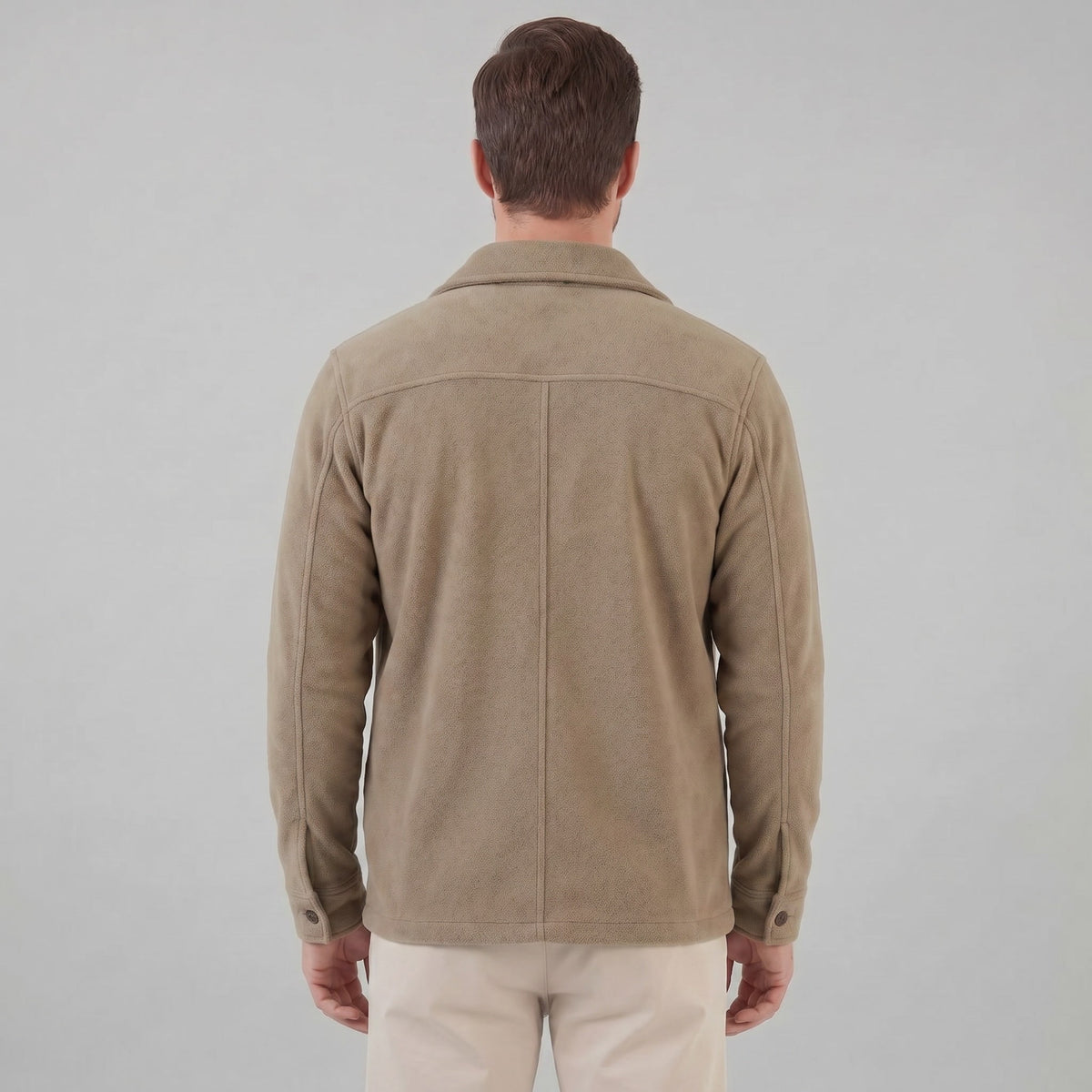 Hanley Textured Fleece Overshirt