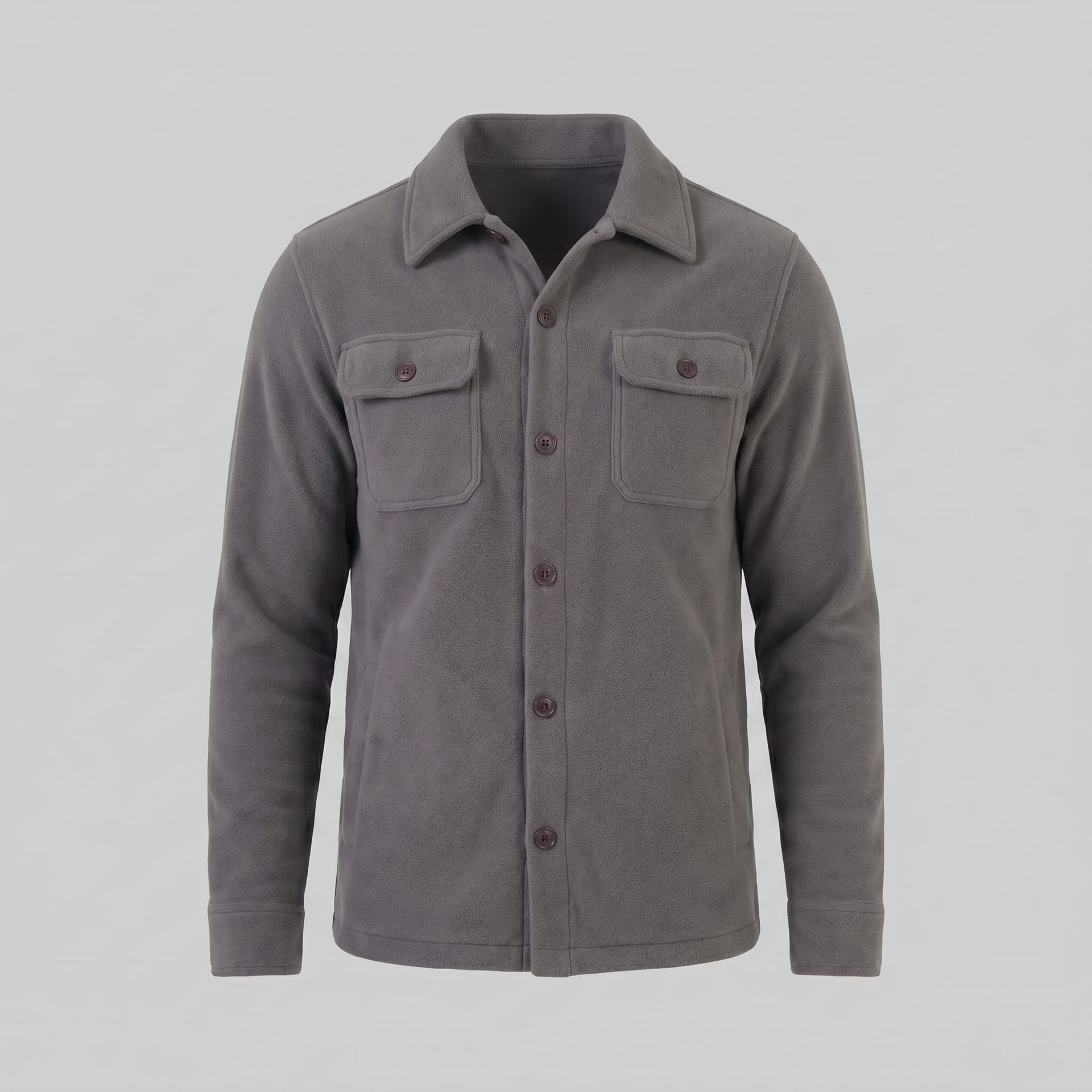 Hanley Textured Fleece Overshirt