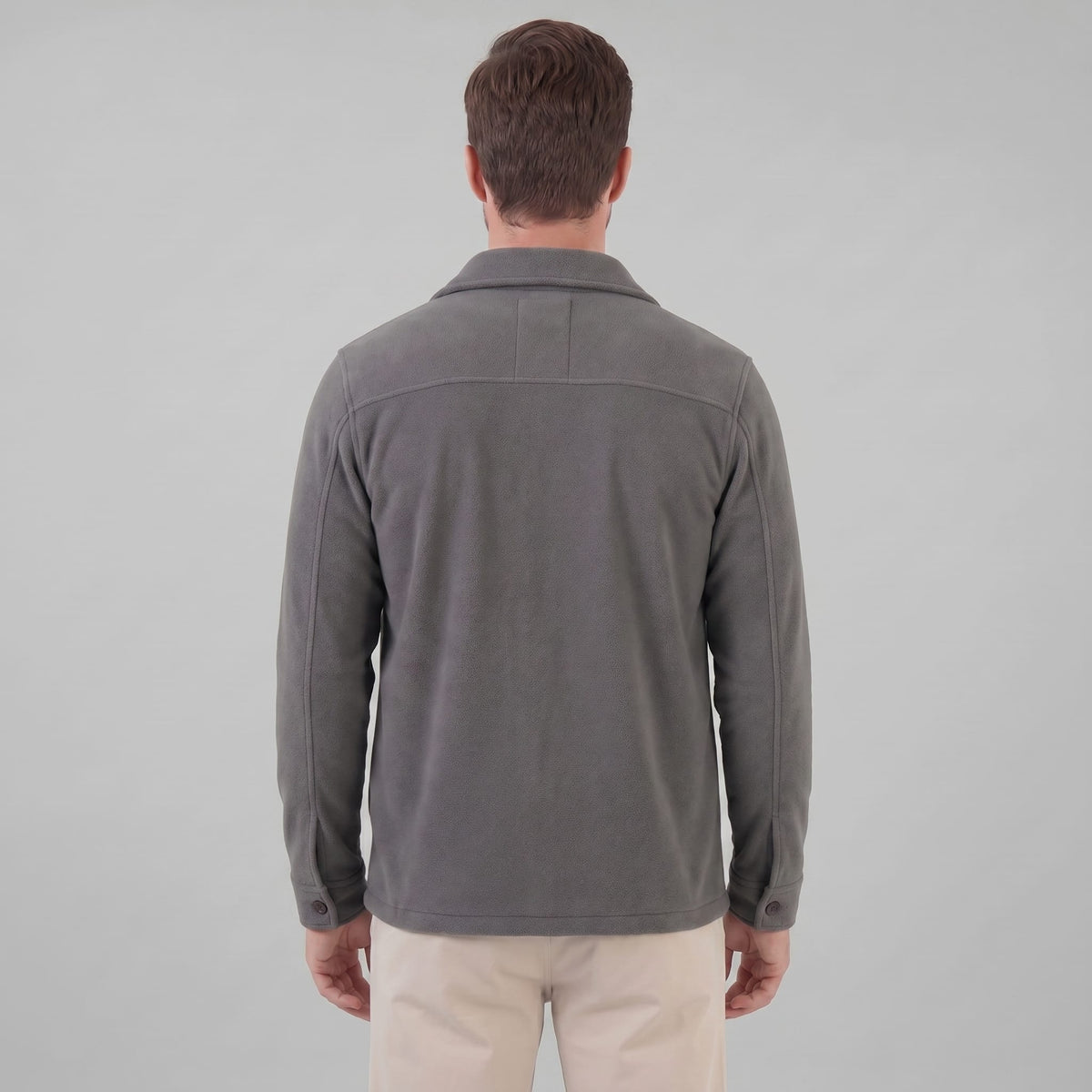 Hanley Textured Fleece Overshirt