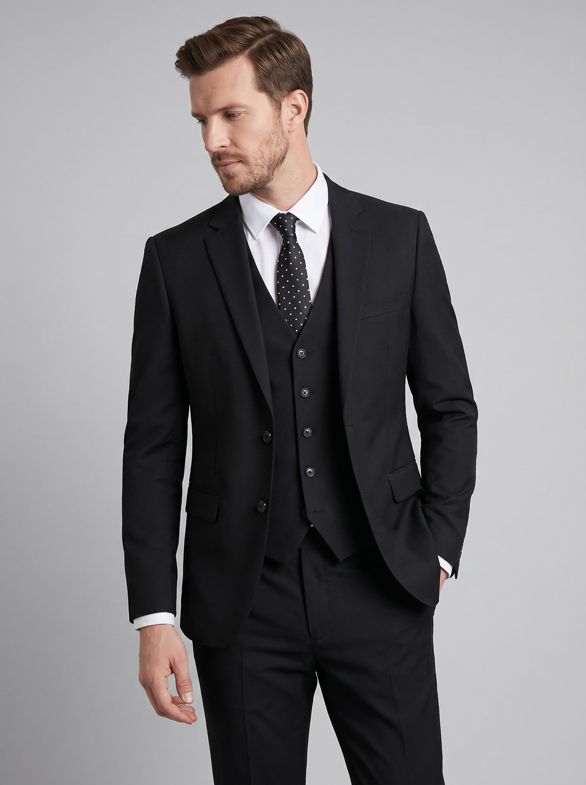 Brennan Three Piece Wedding Suit