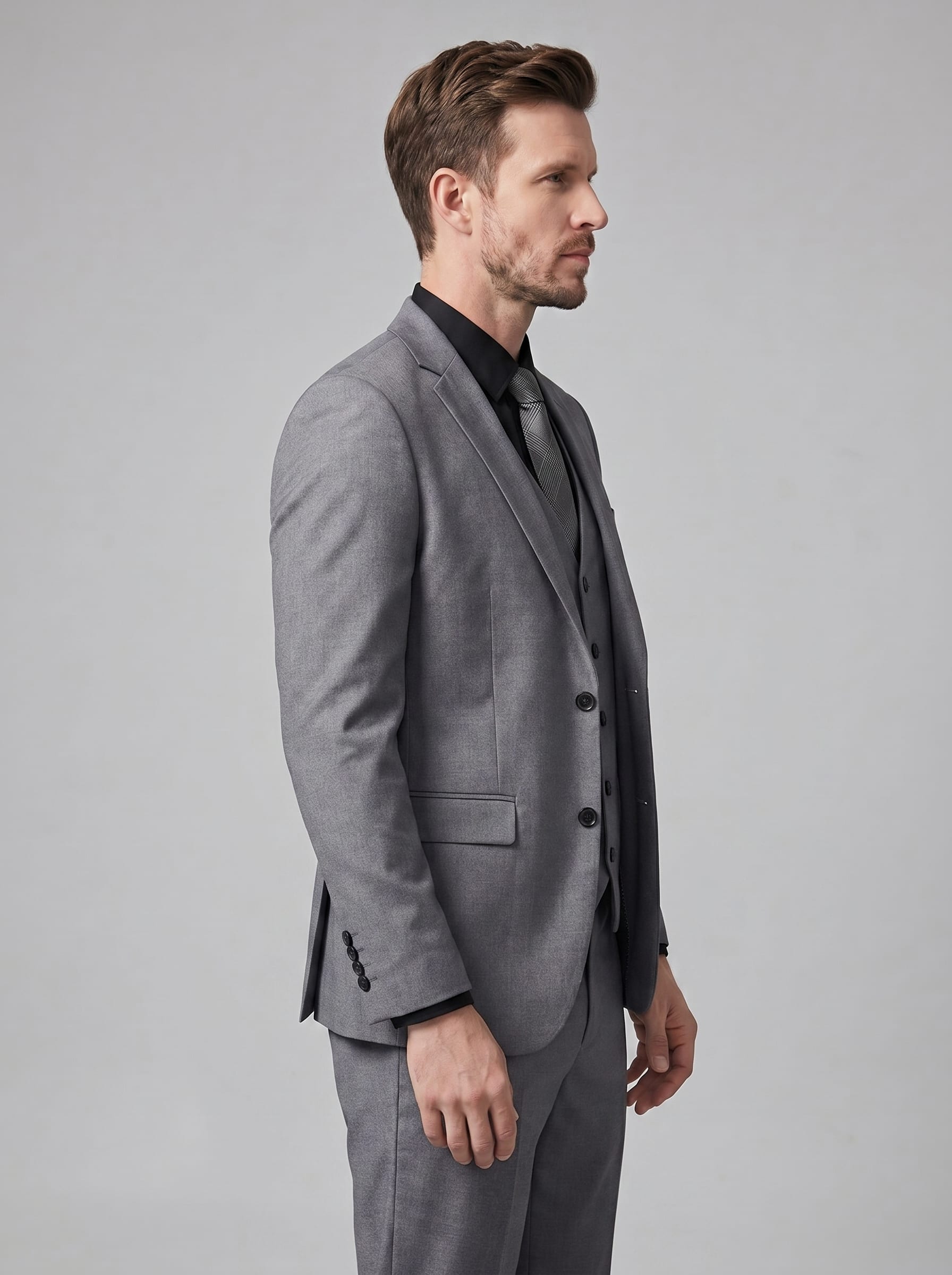 Brennan Three Piece Wedding Suit