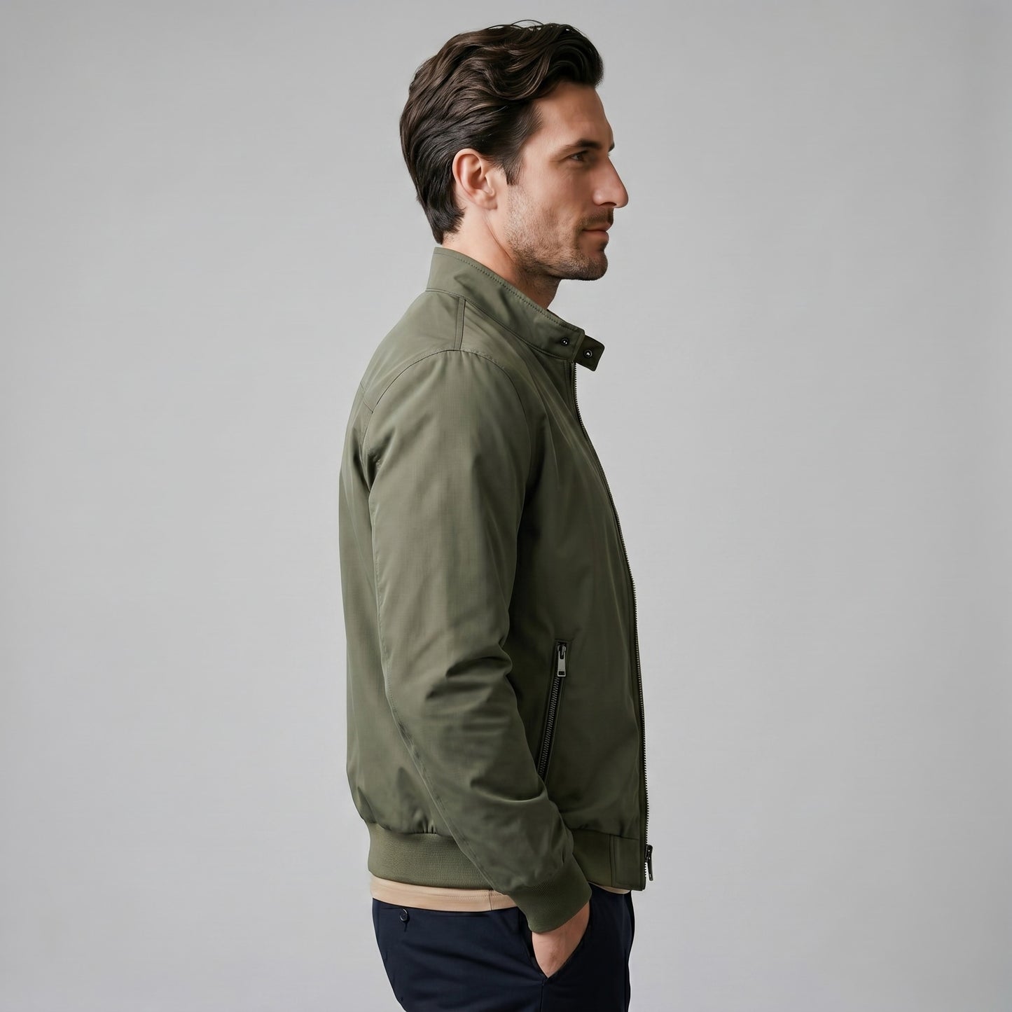 Hanson Slim Fit Bomber Jacket_8