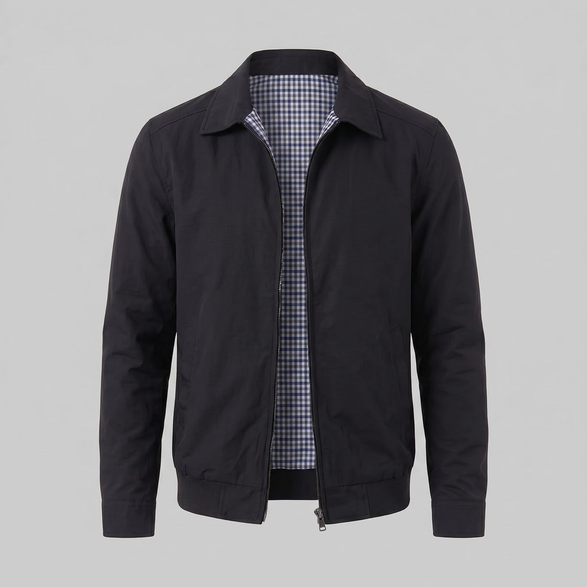 Harding Check Lined Harrington Jacket