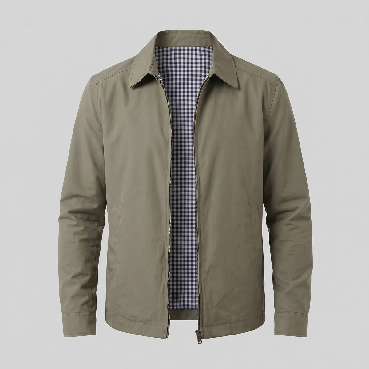 Harding Check Lined Harrington Jacket_15