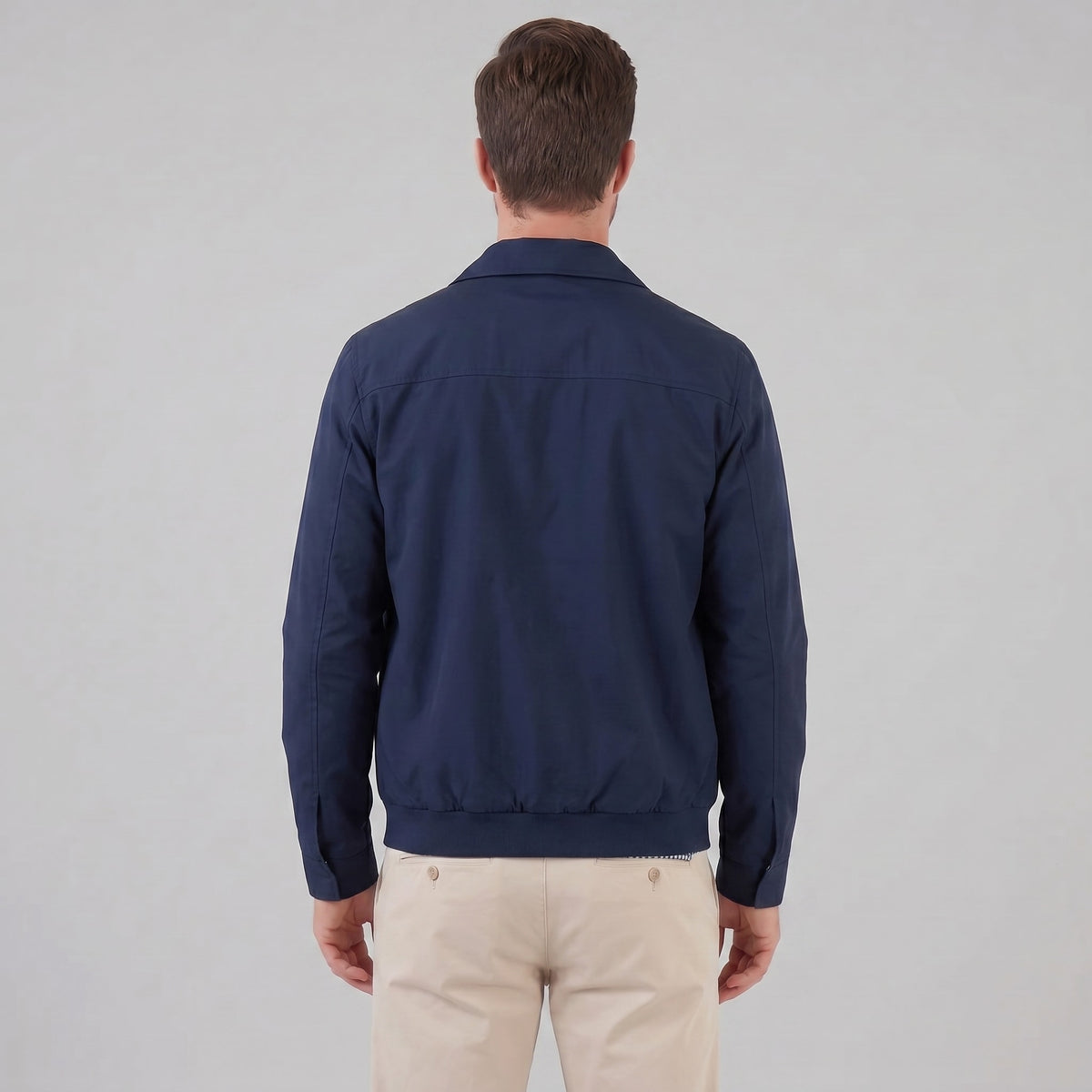 Harding Check Lined Harrington Jacket