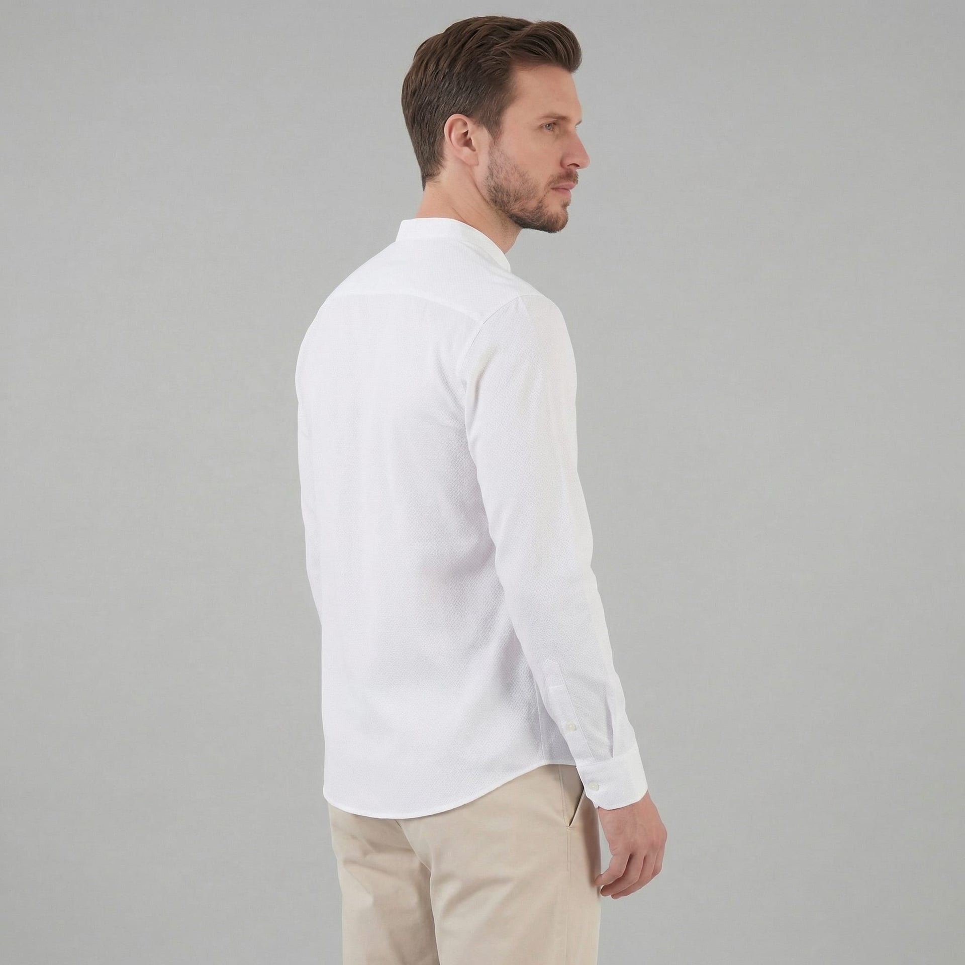 Joel Band Collar Dress Shirt
