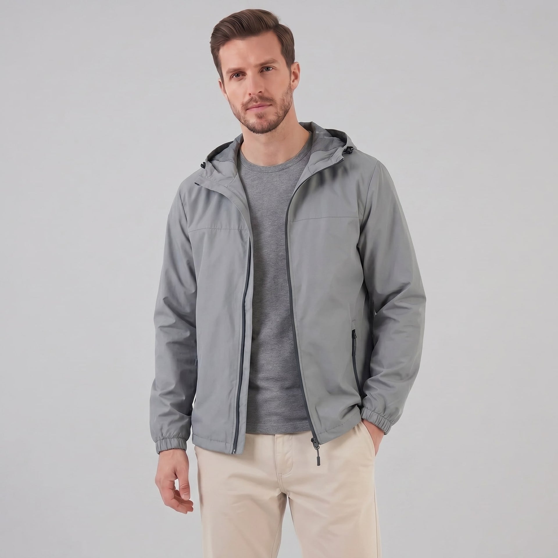 Harper Hooded Windbreaker Jacket