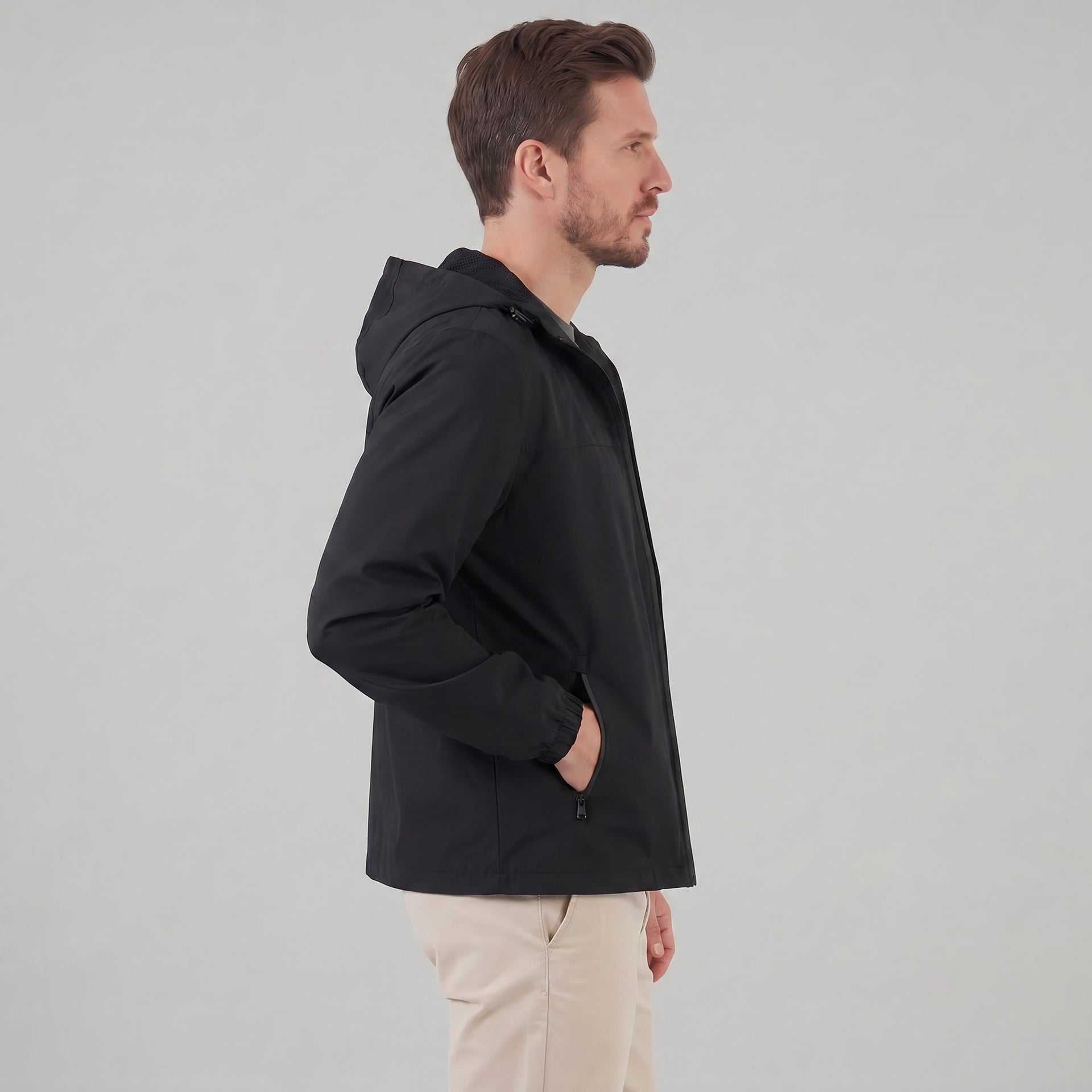 Harper Hooded Windbreaker Jacket