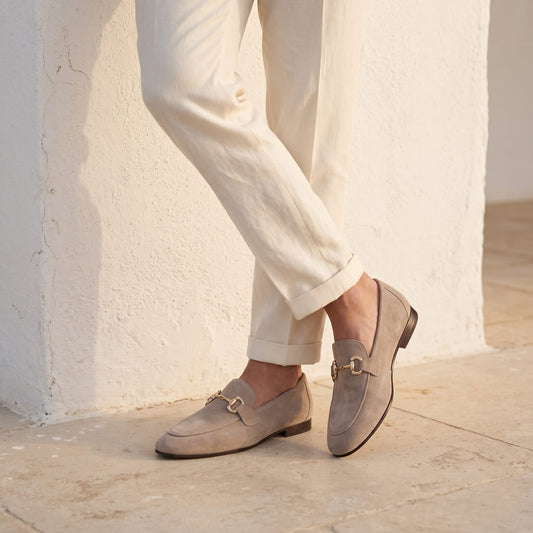 Morrissey Suede Horsebit Loafers_1