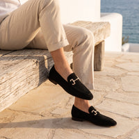 Morrissey Suede Horsebit Loafers