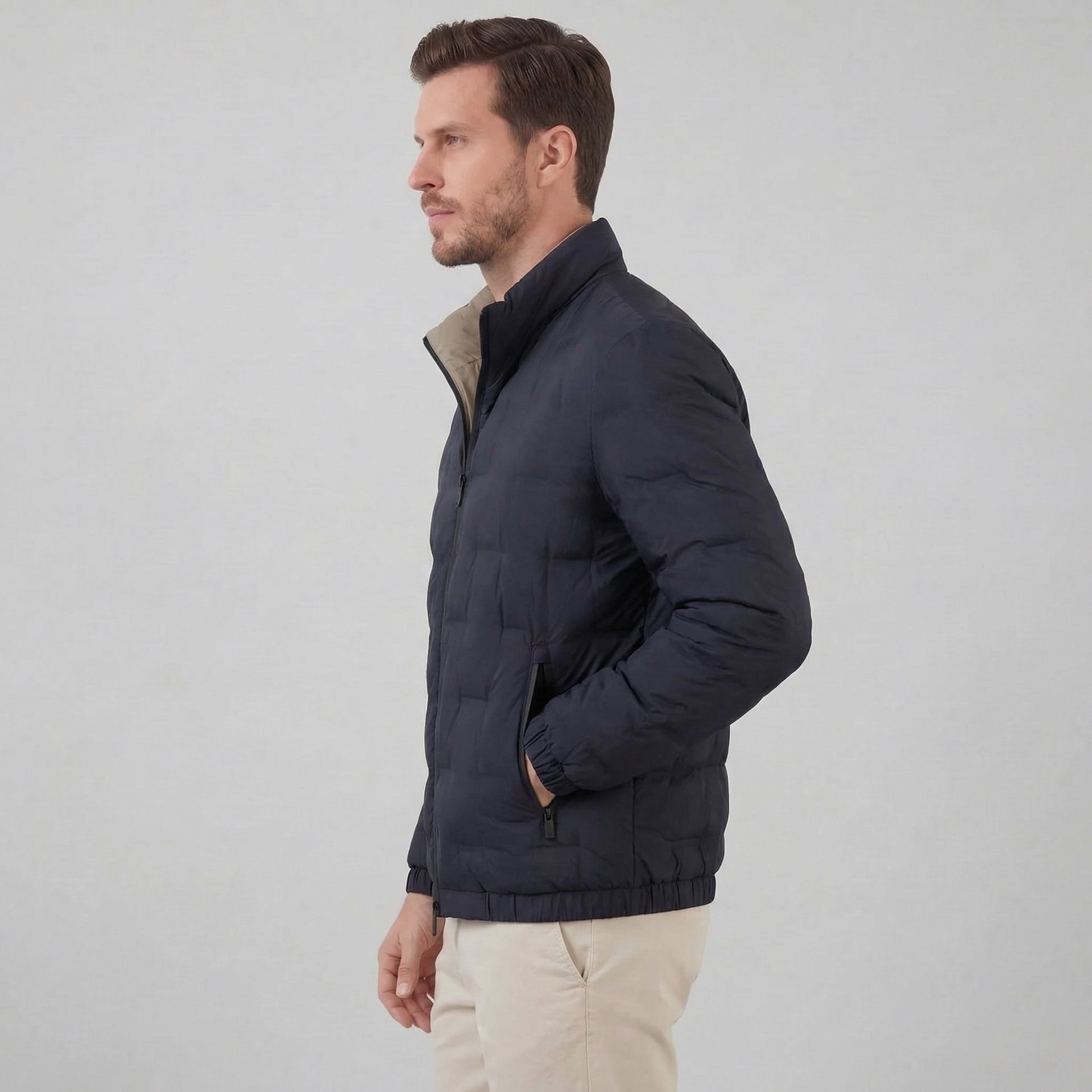 Haskell Quilted Down Jacket