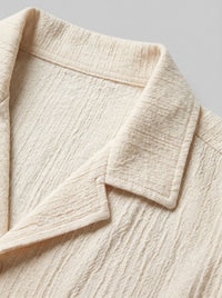Briggs Textured Camp Collar Shirt and Shorts Set