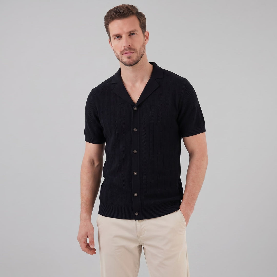 Jonah Knit Camp Collar Shirt