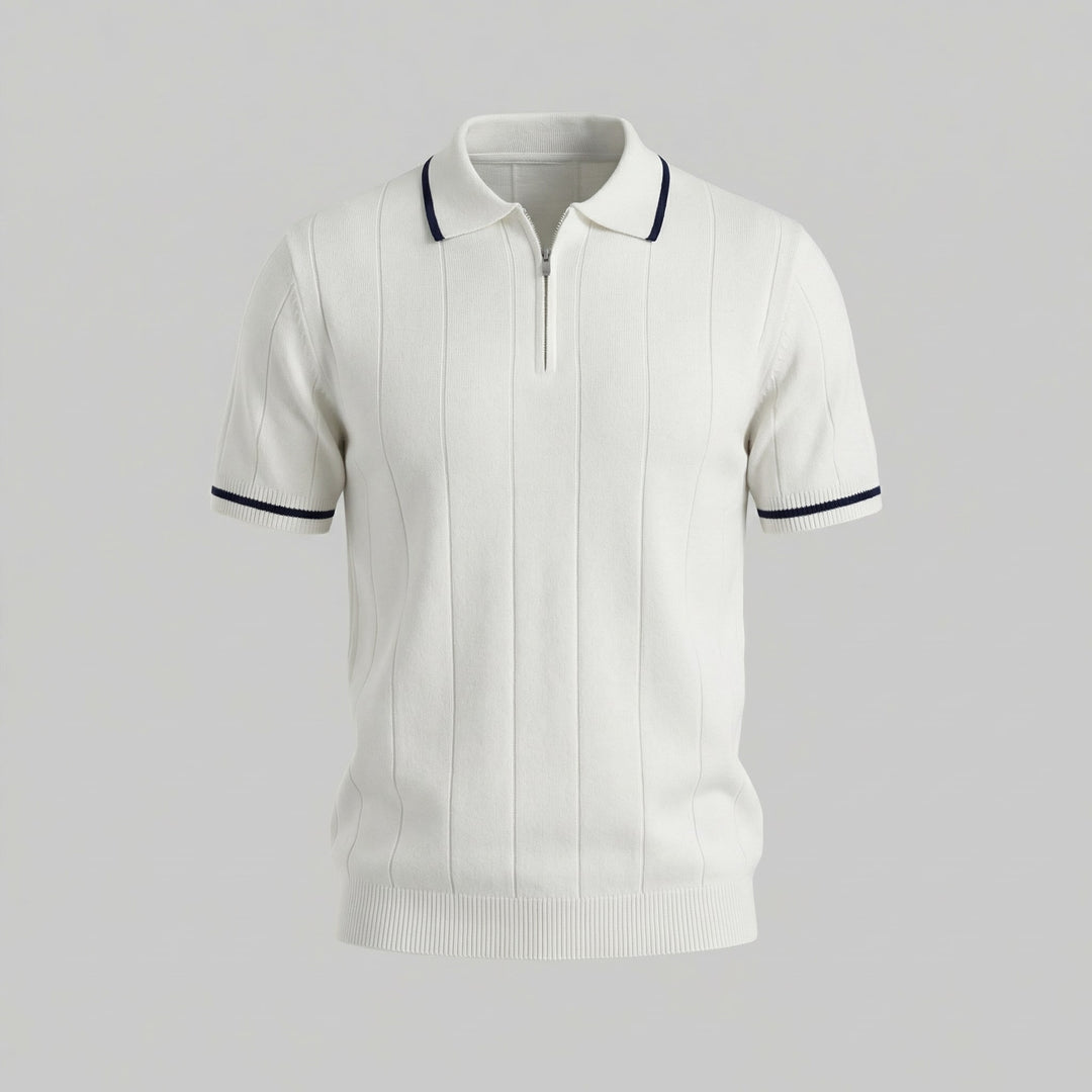 Riley Quarter Zip Knit Polo