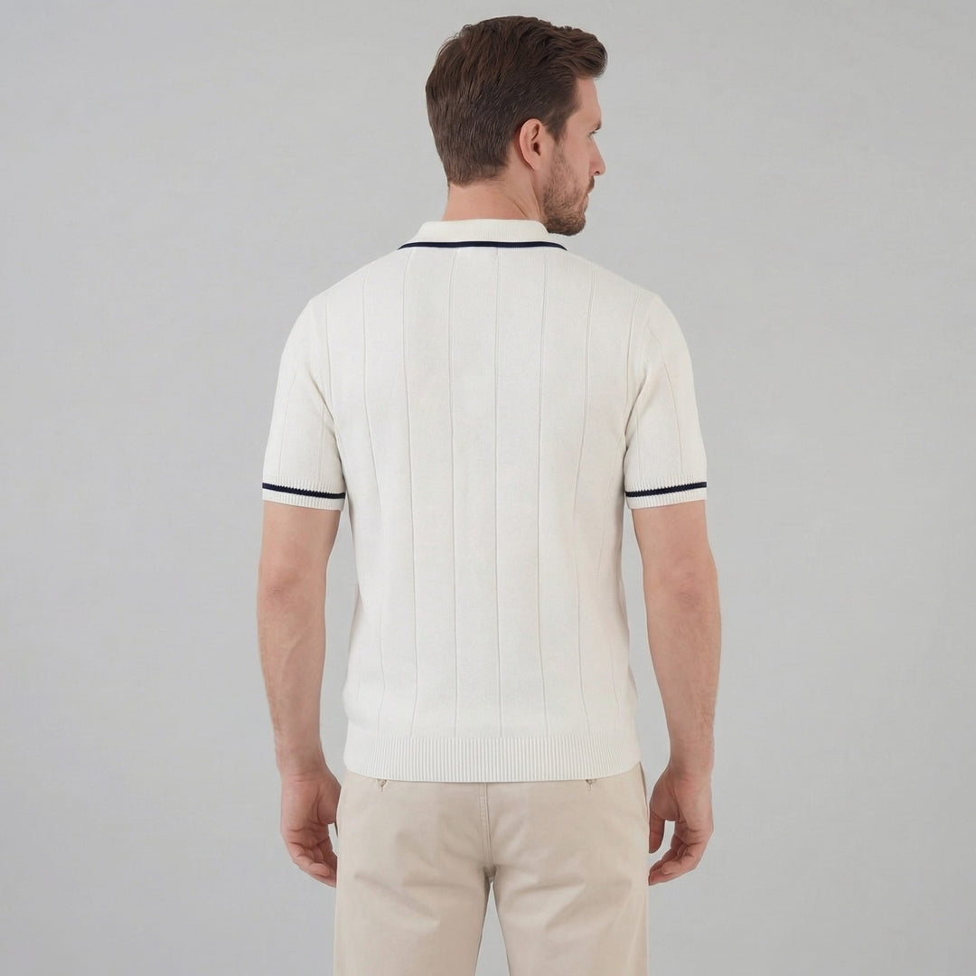 Riley Quarter Zip Knit Polo