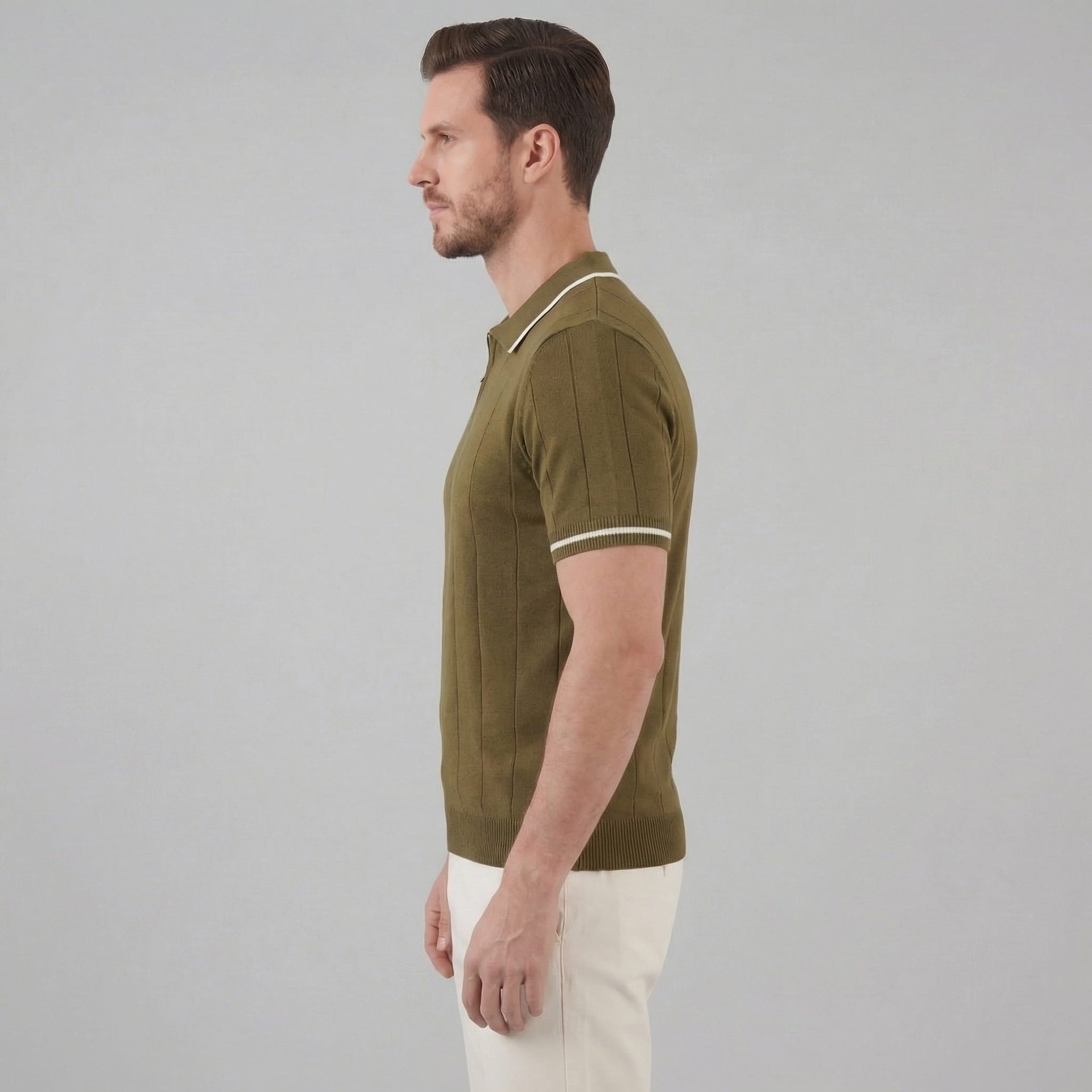 Riley Quarter Zip Knit Polo