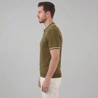Riley Quarter Zip Knit Polo