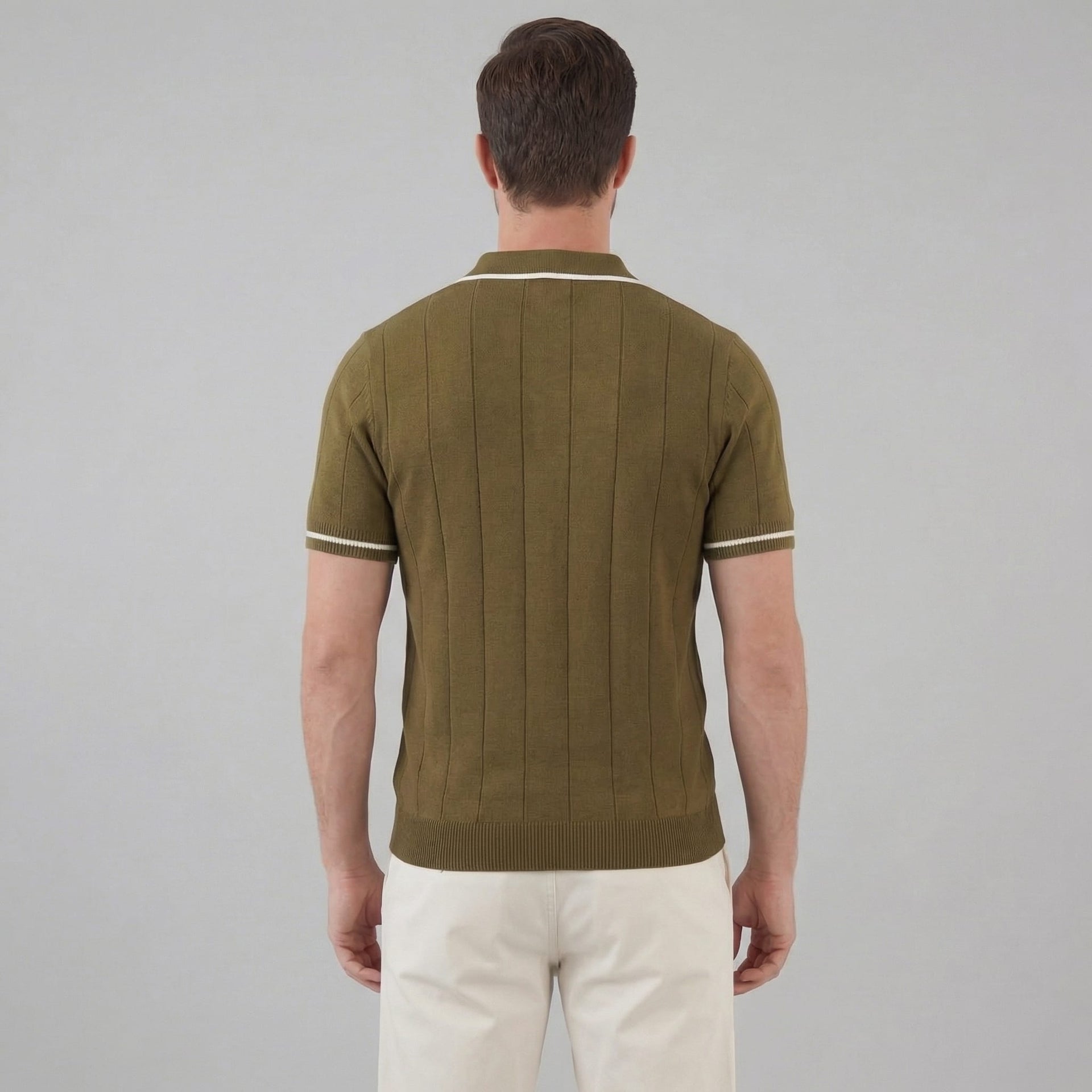 Riley Quarter Zip Knit Polo