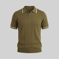 Riley Quarter Zip Knit Polo