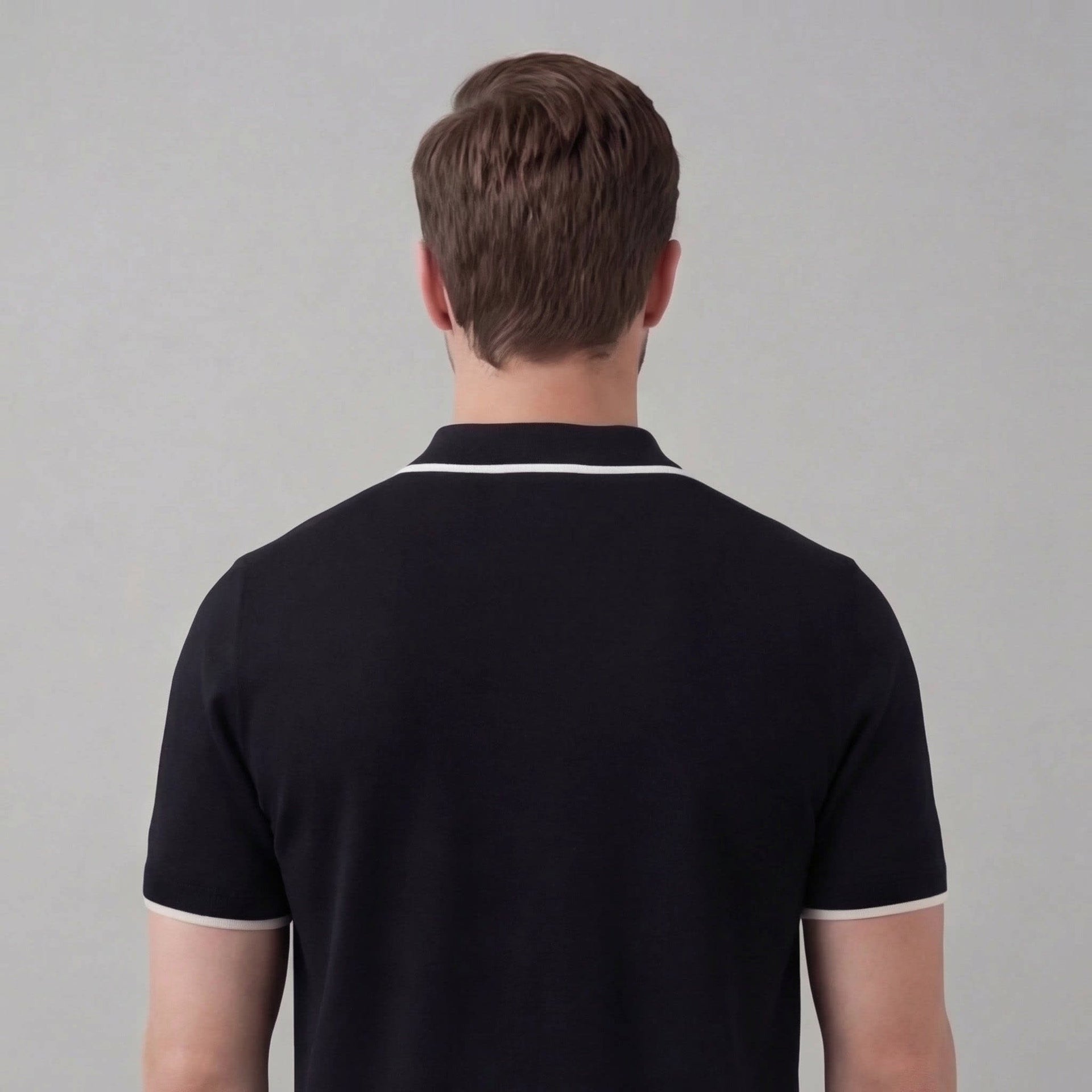 Bridger Tipped Collar Knit Polo