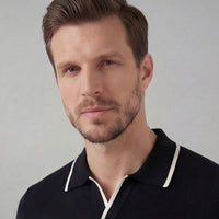 Bridger Tipped Collar Knit Polo