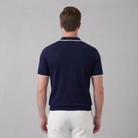 Bridger Tipped Collar Knit Polo