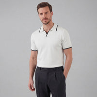 Bridger Tipped Collar Knit Polo