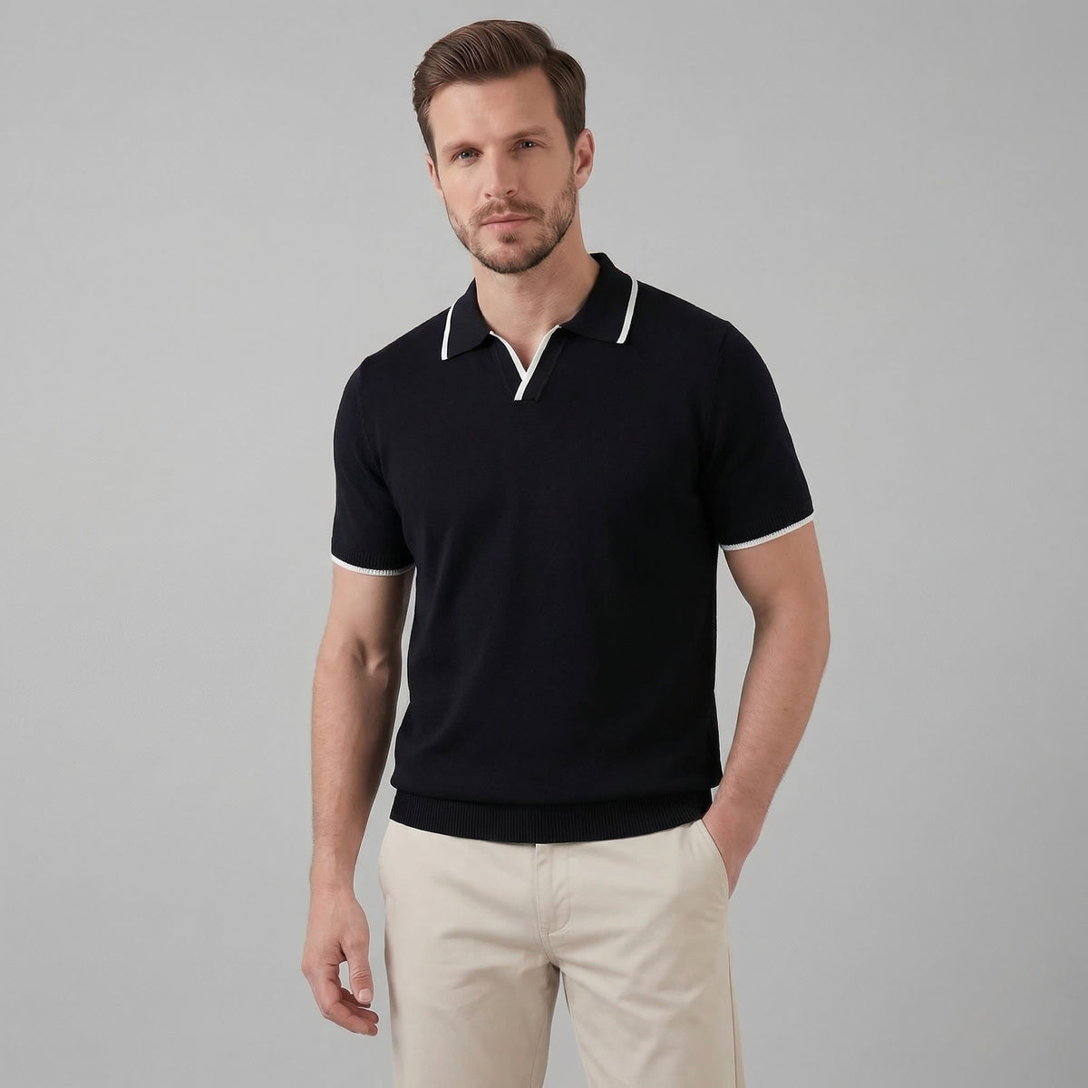 Bridger Tipped Collar Knit Polo_9