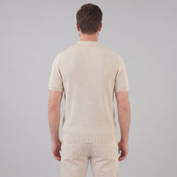 Roman Ribbed Quarter Zip Polo