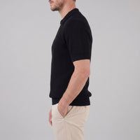 Roman Ribbed Quarter Zip Polo