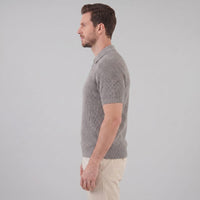 Roman Ribbed Quarter Zip Polo