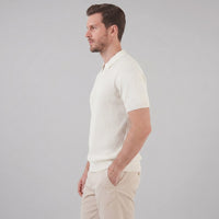 Roman Ribbed Quarter Zip Polo