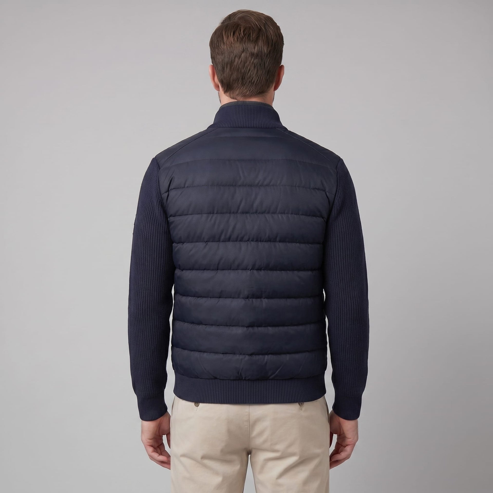 Hathaway Knit Sleeve Down Jacket