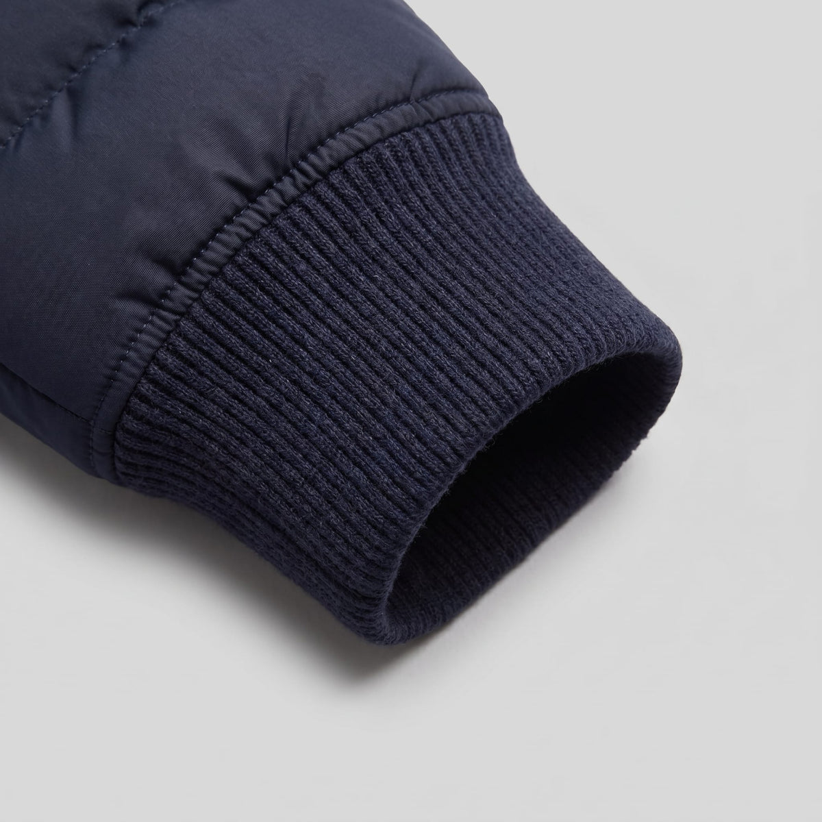 Hathaway Knit Sleeve Down Jacket