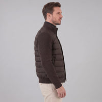 Hathaway Knit Sleeve Down Jacket